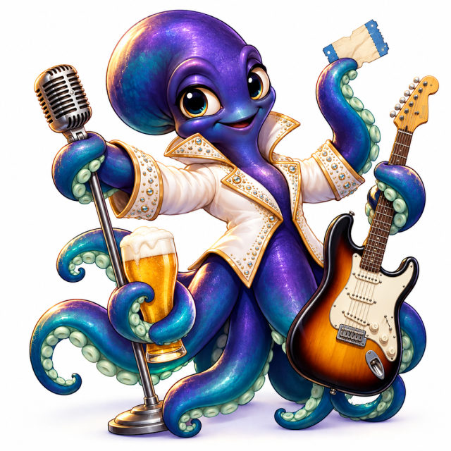 Octi, die Krake von Rocktopus